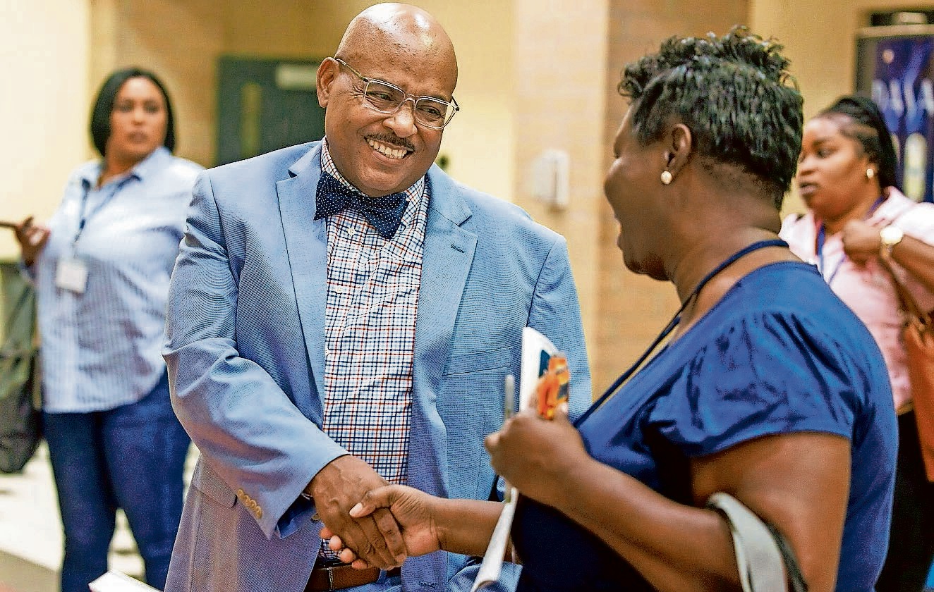 Charleston County school board voted Monday to put Superintendent Eric ...